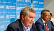 FILE PHOTO: Executive Director of the World Health Organization's (WHO) emergencies program Mike Ryan speaks at a news conference on the novel coronavirus (2019-nCoV) in Geneva, Switzerland February 6, 2020. REUTERS/Denis Balibouse/File Phot