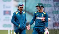 September 10, 2019 Australia coach Justin Langer and David Warner during nets Action Images via Reuters/Paul Childs/File Photo