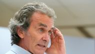 The head of Spain's health emergency center, Fernando Simon, attends a news conference, amid the coronavirus disease (COVID-19) outbreak, at the Spanish Health Ministry in Madrid, Spain, August 24, 2020. REUTERS/Juan Medina
