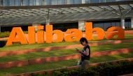 FILE PHOTO: The logo of Alibaba Group is seen at the company's headquarters in Hangzhou, Zhejiang province, China July 20, 2018. REUTERS/Aly Song