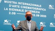 The 77th Venice Film Festival - Photo call of the European Festivals Directors - Venice, Italy, September 2, 2020 - 77th Venice International Film Festival's Director Alberto Barbera poses. REUTERS/Yara Nardi