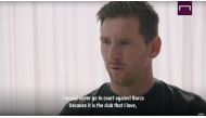 Barcelona's Argentinian forward Lionel Messi during an interview at his home in Castelldefels in the outskirts of Barcelona.  AFP 
