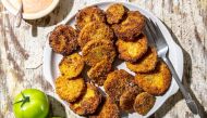 Fried Green Tomatoes. Photo by Laura Chase de Formigny for The Washington Post.
