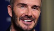 Former soccer player and MLS team owner David Beckham speaks during an interview in the Manhattan borough of New York City, New York, U.S., February 26, 2020. REUTERS/Carlo Allegri/File Photo
