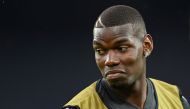 August 9, 2020 Manchester United's Paul Pogba during training Sascha Steinbach/Pool via REUTERS/File Photo