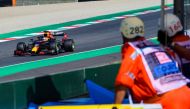 Red Bull's Dutch driver Max Verstappen drives during the third practice session at the Mugello circuit ahead of the Tuscany Formula One Grand Prix in Scarperia e San Piero on September 12, 2020. / AFP / JENNIFER LORENZINI