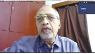 Valiant Technologies CEO Dr K Rama Subramaniam speaking during the virtual event organised by the Institute of Internal Auditors Qatar Chapter recently.  