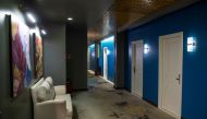 An interior view shows Xander hotel, where Russian opposition leader Alexei Navalny stayed during his recent visit, in Tomsk, Russia September 14, 2020. REUTERS/Maxim Shemetov