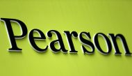 The company logo is displayed outside the Pearson offices in London, Britain August 4, 2017. REUTERS/Neil Hall/File Photo