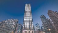 The newly opened iconic Aleph Doha Residences located in West Bay.