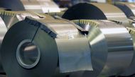 Coils of steel are seen at the ArcelorMittal Factory in Florange, Eastern France, October 18, 2013. REUTERS/Vincent Kessler/File Photo