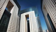 A provided picture of Ezdan Towers located in West Bay, Qatar.