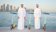 Mahday Saad Al Hebabi (left) and Mohammed Al Mohannadi