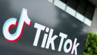 FILE PHOTO: The TikTok logo is pictured outside the company's U.S. head office in Culver City, California, U.S., Sept. 15, 2020. REUTERS/Mike Blake