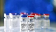 FILE PHOTO: Bottles with Russia's 