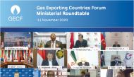 Ministers and other top officials during the online high-level dialogue.