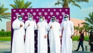 TAMUQ students receive Aggie Rings.