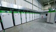 Ultra-cold refrigerators filled with vaccines against the coronavirus disease (COVID-19) are pictured at a secret storage facility in the Rhein-Main area, Germany, December 4, 2020. REUTERS/Ralph Orlowski