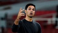 September 19, 2020. Arsenal manager Mikel Arteta. Pool via REUTERS/Will Oliver