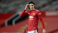 Soccer Football - Premier League - Manchester United v Wolverhampton Wanderers - Old Trafford, Manchester, Britain - December 29, 2020 Manchester United's Edinson Cavani Pool via REUTERS/Martin Rickett 