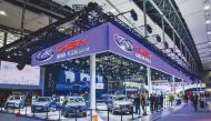 A file photo of a Chery pavilion at an expo. 