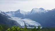Portage Glacier as seen from Portage Pass in Chugach National Forest in Alaska, U.S. July 7, 2020. Picture taken July 7, 2020. REUTERS/Yereth Rosen