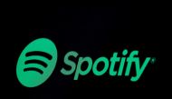 The Spotify logo is displayed on a screen on the floor of the New York Stock Exchange (NYSE) in New York, U.S., May 3, 2018. REUTERS/Brendan McDermid/File Photo