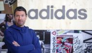 FILE PHOTO: Adidas CEO Kasper Rorsted poses before the company's annual news conference in Herzogenaurach, Germany, March 14, 2018. REUTERS/Michael Dalder/File Photo
