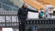 Borussia Moenchengladbach coach Marco Rose Pool via REUTERS/Thilo Schmuelgen
