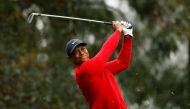FILE PHOTO: Golf - The Masters - Augusta National Golf Club - Augusta, Georgia, U.S. - November 15, 2020 Tiger Woods of the U.S. on the 4th hole during the final round REUTERS/Mike Segar/File Photo
