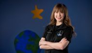Hayley Arceneaux, a 29-year-old physician assistant at St. Jude Children's Research Hospital and pediatric bone cancer survivor, who has been chosen for historic Inspiration4 all-civilian mission to Space, poses in an undated photograph. St. Jude Children