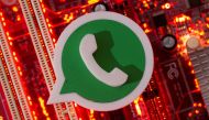 A 3D printed Whatsapp logo is placed on a computer motherboard in this illustration taken January 21, 2021. Reuters/Dado Ruvic/Illustration/File Photo