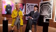 MINO and KANG SEUNG YOON attend an interview with Reuters at a cafe in Seoul, South Korea March 31, 2021. REUTERS/Daewoung Kim