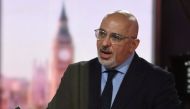 Britain's COVID-19 Vaccine Deployment Minister Nadhim Zahawi appears on BBC TV's The Andrew Marr Show in London, Britain May 30, 2021. Jeff Overs/BBC/Handout via Reuters