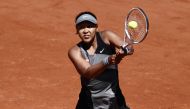 Tennis - French Open - Roland Garros, Paris, France - May 30, 2021 Japan's Naomi Osaka in action during her first round match against Romania's Patricia Maria Tig REUTERS/Christian Hartmann
