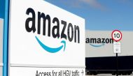 FILE PHOTO: An Amazon logo is seen at its centre in Darlington, County Durham, Britain September 3, 2020. REUTERS/Lee Smith/File Photo
