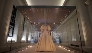 The wedding dress worn by Diana, Princess of Wales is seen on display at Kensington Palace in London, Britain, June 7, 2021. REUTERS/Hannah McKay
