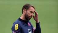 England manager Gareth Southgate during training REUTERS/Carl Recine