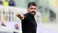 FILE PHOTO: Soccer Football - Serie A - Fiorentina v Napoli - Stadio Artemio Franchi, Florence, Italy - May 16, 2021 Napoli coach Gennaro Gattuso REUTERS/Alberto Lingria/File Photo