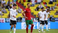Portugal's Cristiano Ronaldo and Germany's Kai Havertz (REUTERS/Kai Pfaffenbach)