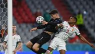 Soccer Football - Euro 2020 - Group F - Germany v Hungary - Football Arena Munich, Munich, Germany - June 23, 2021 Germany's Kai Havertz scores their first goal Pool via REUTERS/Christof Stache
