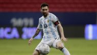 Argentina's Lionel Messi in action REUTERS/Ueslei Marcelino

