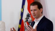 Austria's Chancellor Sebastian Kurz attends a news conference, as the spread of the coronavirus disease (COVID-19) continues, in Vienna, Austria, June 17, 2021. REUTERS/Leonhard Foeger/File Photo