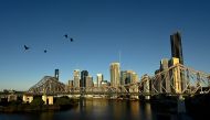 A view of the city skyline of Brisbane, Australia, July 4, 2021. Picture taken July 4, 2021. REUTERS/Jaimi Joy/File Photo