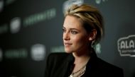 File photo: Cast member Kristen Stewart poses at a screening for the film 