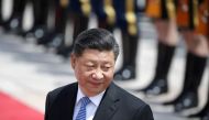 FILE PHOTO: Chinese President Xi Jinping attends a welcoming ceremony for Greek President Prokopis Pavlopoulos outside the Great Hall of the People, in Beijing, China May 14, 2019. REUTERS/Jason Lee/File Photo

