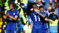 Chelsea's Christian Pulisic celebrates scoring their second goal with Timo Werner and Marcos Alonso REUTERS/Hannah Mckay 
