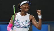 FILE PHOTO: Venus Williams of the U.S. reacts after winning the match against Romania's Mihaela Buzarnescu. REUTERS/Kim Kyung-Hoon


