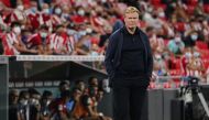 August 21, 2021 FC Barcelona coach Ronald Koeman during the match REUTERS/Vincent West