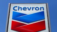 A Chevron gas station sign is seen in Del Mar, California, April 25, 2013. REUTERS/Mike Blake/File Photo